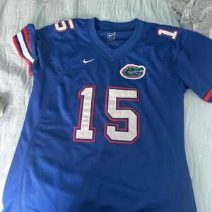 Nike Blue Jersey with Gators Logo and Number 15